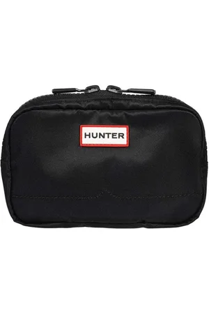 Hunter Homme, Sacs, Noir, Taille: ONE Size Sac Messenger en Nylon avec Fente pour Carte