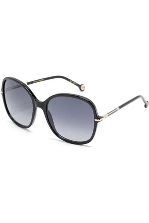 Carolina Herrera Femme, Accessoires, Noir, Taille: 58 MM Lunettes de soleil