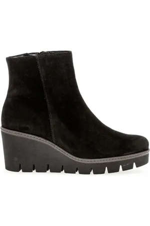 Gabor Femme, Chaussures, Noir, Taille: 42 EU Bottines compensées