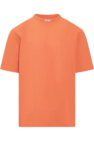 Heron Preston Homme, Tops, , Taille: L T-shirt ras du cou avec logo brodé