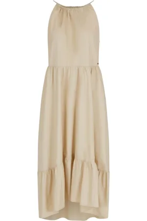 Armani Exchange Femme, Robes, , Taille: 40 FR Robe à encolure américaine volantée