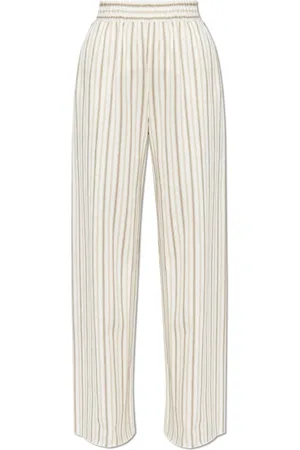Max Mara Femme, Pantalons, Blanc, Taille: 36 FR Pantalon Louvre