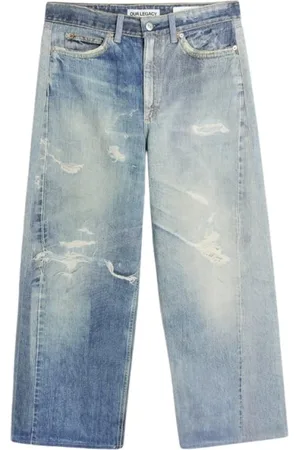 OUR LEGACY Femme, Jeans, Bleu, Taille: 36 FR Jean en denim classique