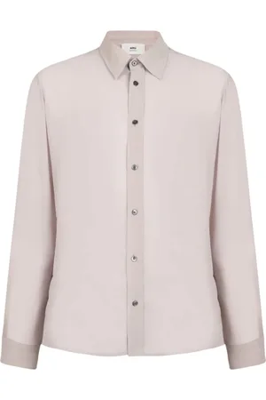 Ami Homme, Chemises, Rose, Taille: 3XL Chemise Classique Élégante pour Homme