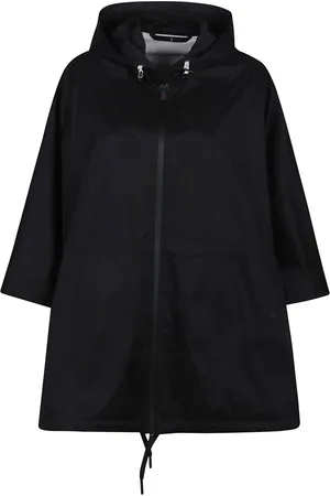 Moncler Femme, Vestes, Noir, Taille: ONE Size Cape Élégante pour Toutes Occasions
