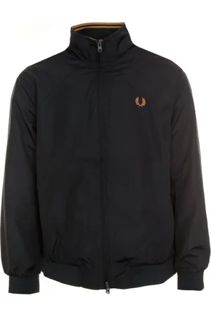 Fred Perry Homme, Vestes, Bleu, Taille: 2XL Veste Rembourrée à Double Bande