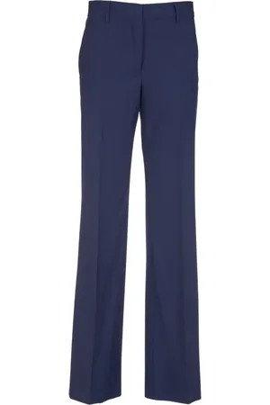 Msgm Femme, Pantalons, Bleu, Taille: 36 FR Pantalon Droit