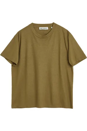 OUR LEGACY Homme, Tops, Vert, Taille: S T-Shirt Hover en Coton Vert