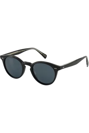 Oliver Peoples Unisex, Accessoires, Noir, Taille: ONE Size Lunettes de soleil rondes polarisées `Romare`