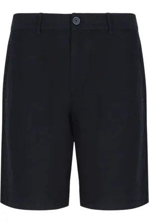 Armani Exchange Homme, Shorts, Bleu, Taille: W30 Shorts Bermuda en gabardine avec fermeture éclair