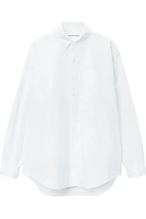 Alexander Wang Femme, Blouses et Chemises, Blanc, Taille: 40 FR Chemise Blanche Oversize