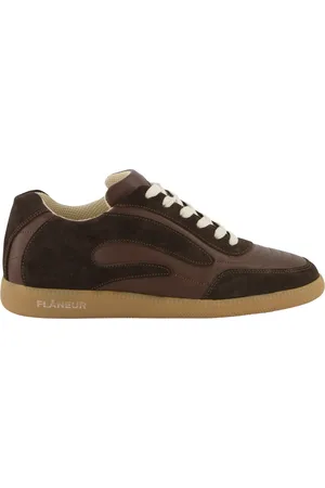 FLÂNEUR Flâneur, Homme, Chaussures, Brun, Taille: 43 EU Chaussure de Course en Cuir Marron