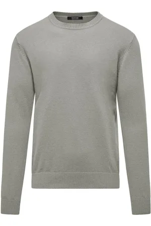 Bomboogie Homme, Pulls, Gris, Taille: S Pull en Laine Douce et Douce
