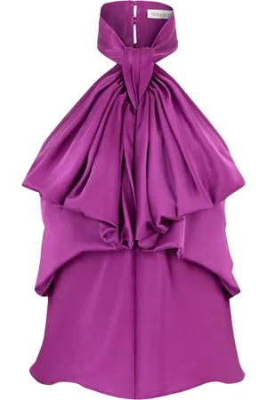 Nina Ricci Femme, Tops, Violet, Taille: 48 FR Top Fluide avec