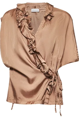 DRIES VAN NOTEN Femme, Blouses et Chemises, , Taille: 40 FR Chemise à Manches Kimono Croisée