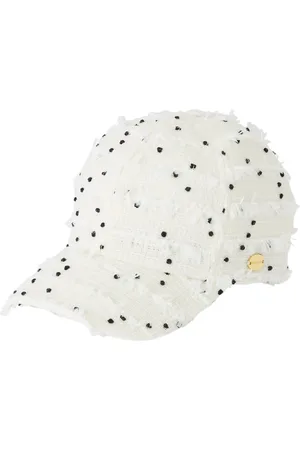 Nina Ricci Femme, Accessoires, Blanc, Taille: ONE Size Casquette de baseball en tweed