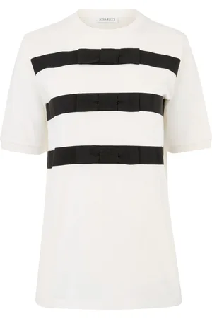 Nina Ricci Femme, Tops, Blanc, Taille: 36 FR T-Shirt Avec