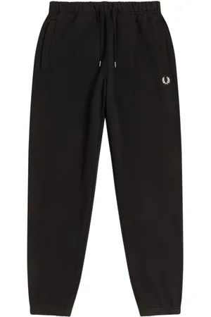 Fred Perry Homme, Pantalons, Noir, Taille: M Pantalon de survêtement rayé