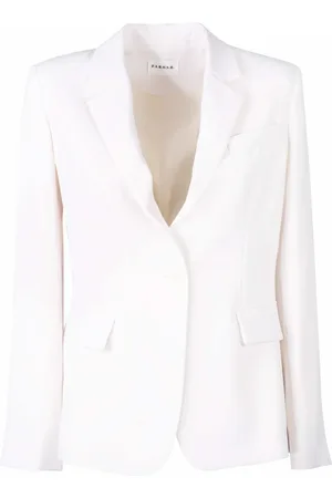 P.A.R.O.S.H. Femme, Vestes, Blanc, Taille: 38 FR Blazer