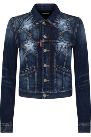 Dsquared2 Femme, Vestes, Bleu, Taille: 38 FR Veste E24 pour Homme