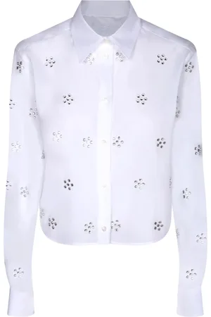 Msgm Femme, Blouses et Chemises, Blanc, Taille: 40 FR Chemise Blanche