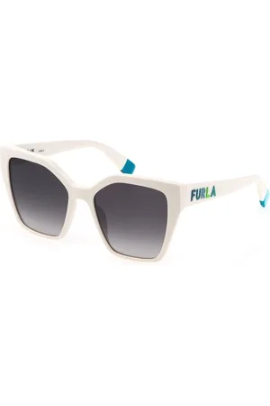 Furla Femme, Accessoires, , Taille: ONE Size Lunettes de soleil en plastique avec verres gris