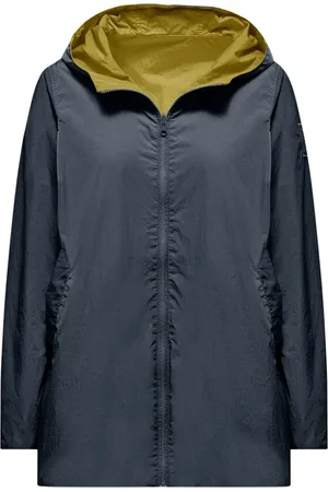 Bomboogie Femme, Manteaux, Bleu, Taille: 36 FR Parka Réversible Bicolore