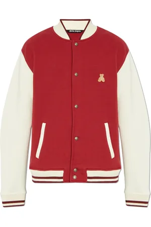 Palm Angels Homme, Vestes, Rouge, Taille: L Bomber Jacket