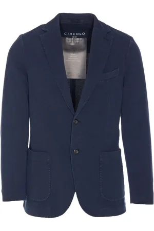 Circolo Homme, Vestes, Bleu, Taille: M Veste Bleue Élégante pour Homme