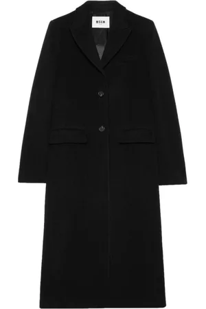 Msgm Femme, Manteaux, Noir, Taille: 36 FR Manteau Élégant