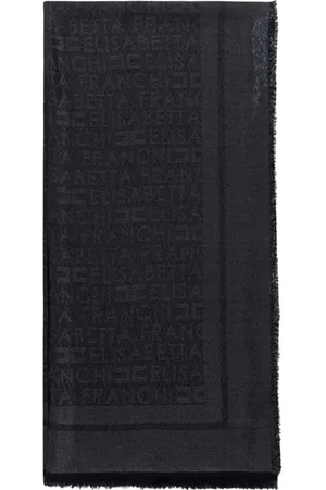 Elisabetta Franchi Femme, Accessoires, Noir, Taille: ONE Size Écharpe Pashmina avec Lurex