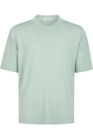 BALLANTYNE Homme, Tops, Vert, Taille: 2XL T-shirt en Coton Classique