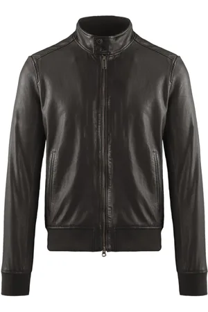 Bomboogie Homme, Vestes, Brun, Taille: M Blouson Bomber Friz en Cuir