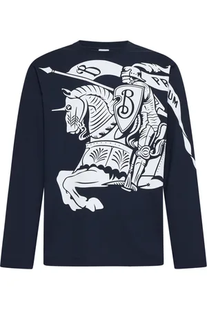 Burberry Homme, Tops, Bleu, Taille: S EKD L/S T-Shirt