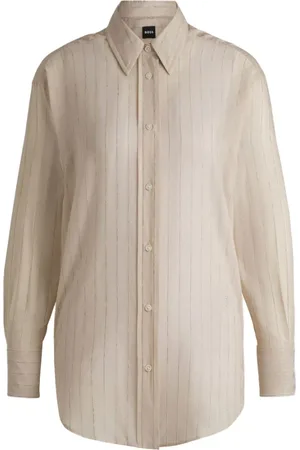 HUGO BOSS Femme, Blouses et Chemises, , Taille: 40 FR Chemise à manches longues à boutons