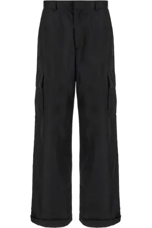 OFF-WHITE Homme, Pantalons, Noir, Taille: L Pantalon large