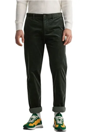 GANT Homme, Pantalons, Vert, Taille: W31 Allister Corduroy Chino