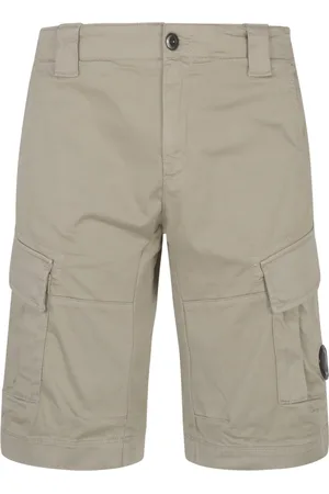 C.P. Company Homme, Shorts, , Taille: M Bermuda Cargo en Satin Stretch