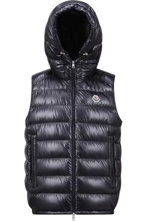 Moncler Homme, Vestes, Bleu, Taille: L Gilet Doudoune Marine en Nylon