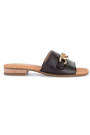 Gabor Femme, Chaussures, Noir, Taille: 36 EU Sandales en cuir noir