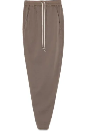 Rick Owens Femme, Jupes, Gris, Taille: 42 FR Jupe Grise avec Cordon et Poches