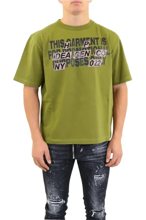 Heron Preston Homme, Tops, Vert, Taille: S Promo Only SS Tee