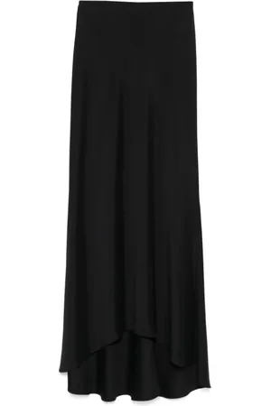Plan C Femme, Jupes, Noir, Taille: 38 FR Jupe Longue