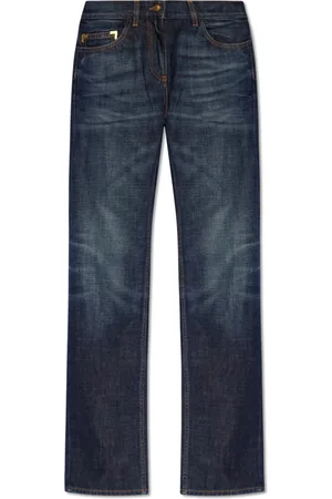 Palm Angels Femme, Jeans, Bleu, Taille: W26 Jeans Coupe Droite