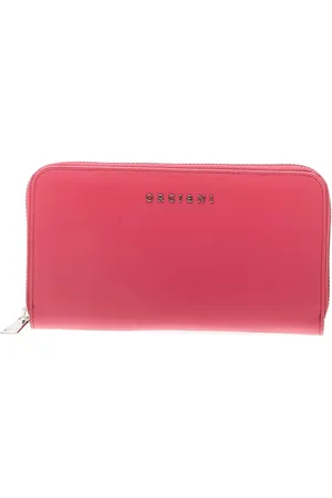 Orciani Femme, Accessoires, Rose, Taille: ONE Size Portefeuille en cuir fuchsia