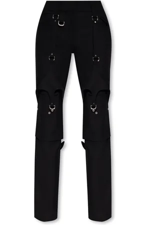 OFF-WHITE Femme, Pantalons, Noir, Taille: 36 FR Pantalon à Jambes Détachables