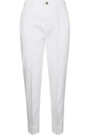 Berwich Femme, Pantalons, Blanc, Taille: 40 FR Pantalon Élégant pour Homme