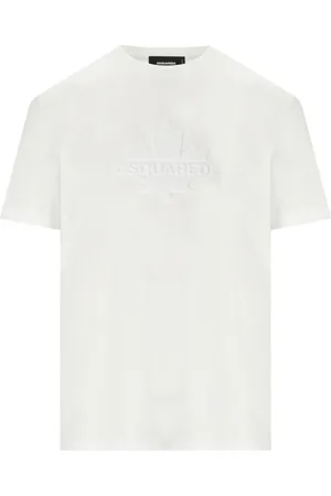 Dsquared2 Homme, Tops, Blanc, Taille: L T-Chemises