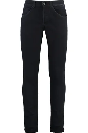 Dondup Homme, Jeans, Bleu, Taille: W32 Jeans Skinny avec Détails Métalliques