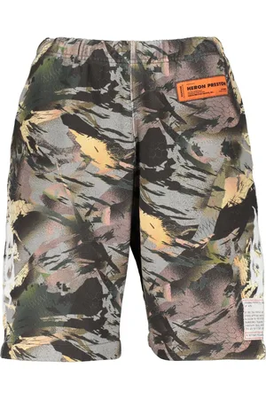 Heron Preston Homme, Shorts, Multicolore, Taille: M Short Imprimé en Molleton